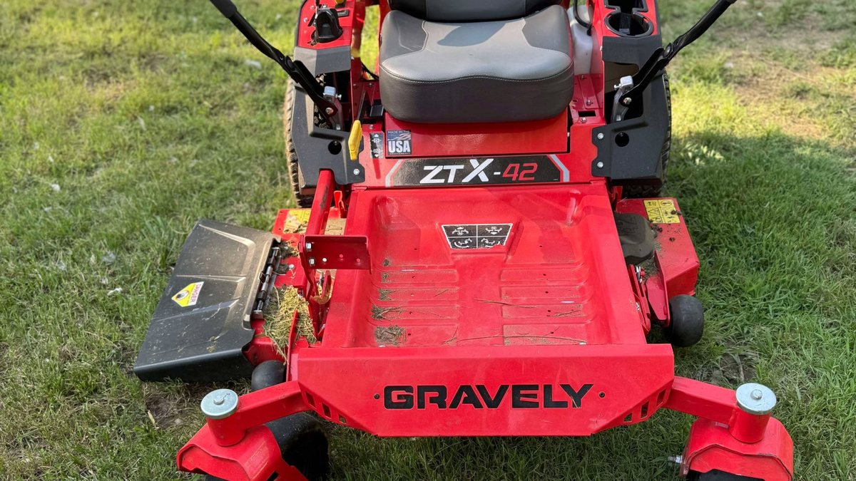 Zero turn mower for landscaping and property maintenance